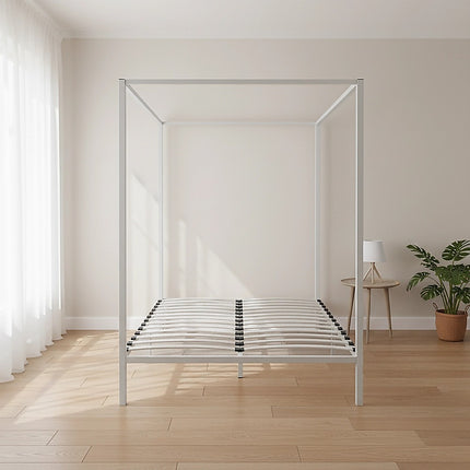 4 Four Poster Queen Bed Frame.