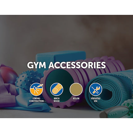 Birch Wood Gymnastic Rings with Adjustable Straps – Strength & Calisthenics Training.
