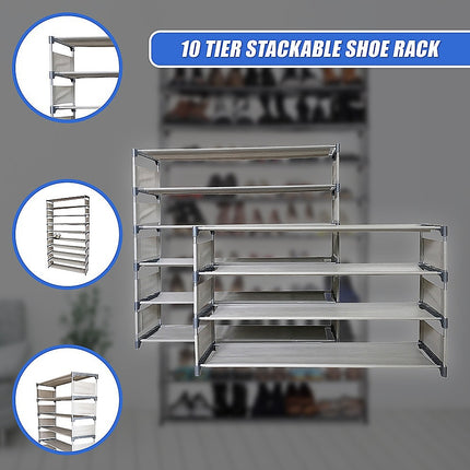 50 Pairs 10 Tiers Shoe Rack.