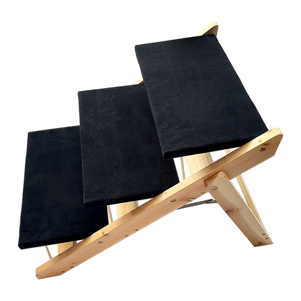 3 Steps Portable Dog Cat Pet Stairs.