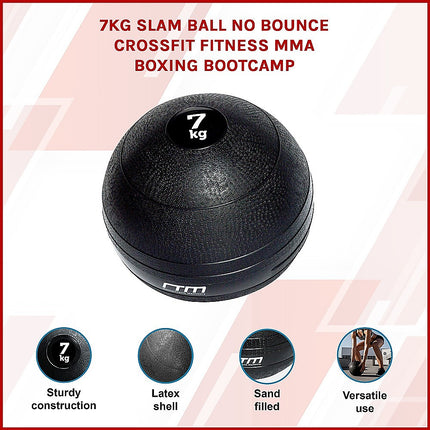 7kg Slam Ball No Bounce Crossfit Fitness MMA Boxing BootCamp.