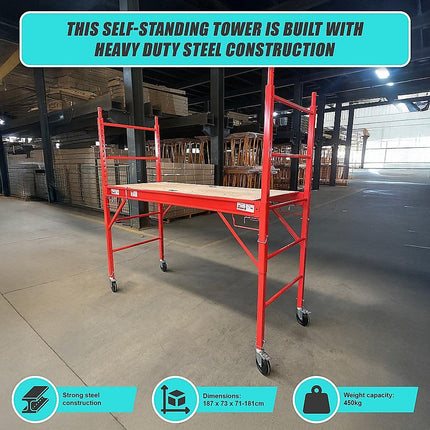 Mobile Safety High Scaffold / Ladder Tool -450KG.