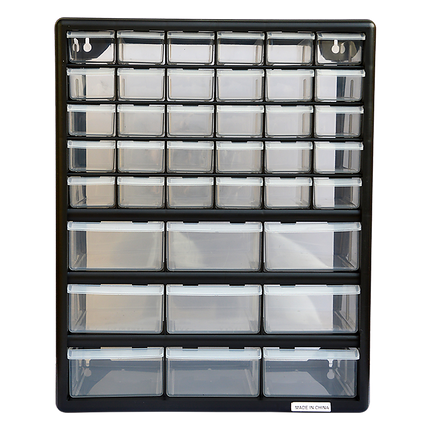 Storage Cabinet Drawers 39 Plastic Tool Box Containers Organiser Cupboard.