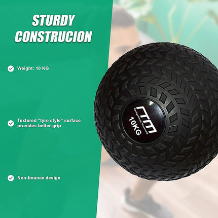 10kg Tyre Thread Slam Ball Dead Ball Medicine Ball for Gym Fitness.