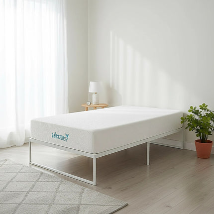 Single 25cm Gel Memory Foam Mattress – Dual-Layered Comfort with CertiPUR-US Certified Foam.