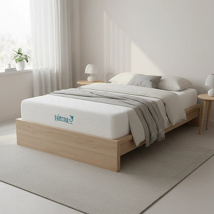 Single 25cm Gel Memory Foam Mattress – Dual-Layered Comfort with CertiPUR-US Certified Foam.