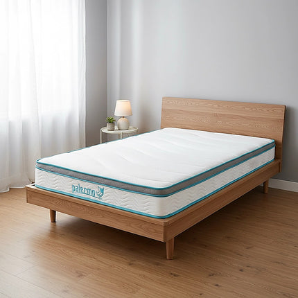 Single 20cm Hybrid Mattress – Memory Foam and Innerspring Support.