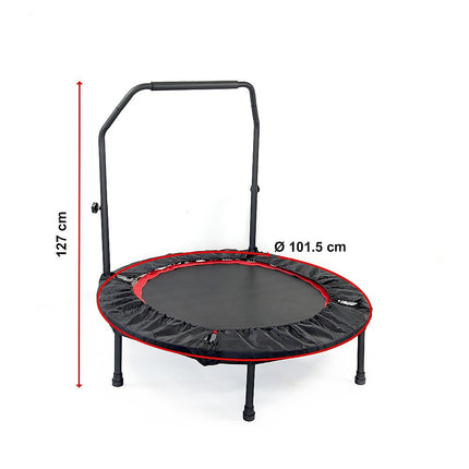 Mini Rebounder Trampoline with Adjustable Handle – Fitness Bounce Trainer.