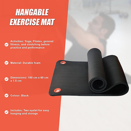 Eyelet Hanging Exercise Mat.