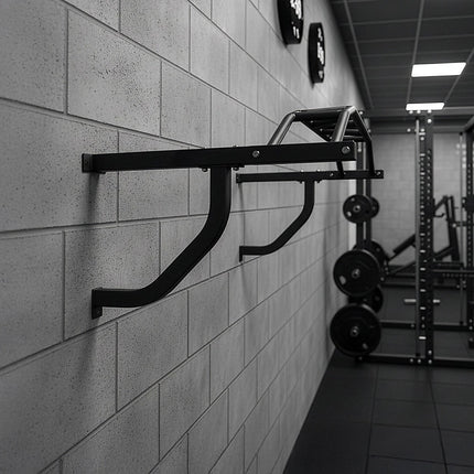 Wall Mounted Multi Grip Chin Up Bar – Heavy Duty Pull Up Station for Upper Body Training.