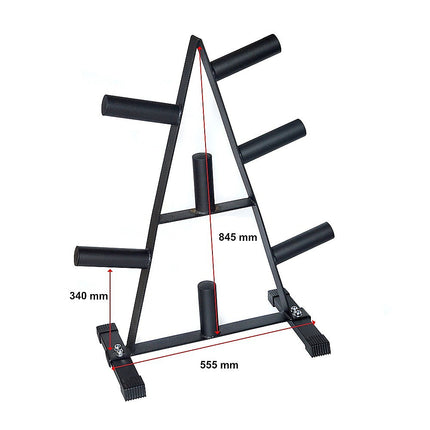 Olympic Weight Plate Storage Rack 250kg Capacity.