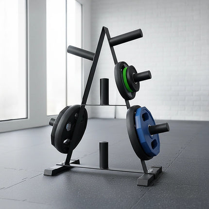 Olympic Weight Plate Storage Rack 250kg Capacity.