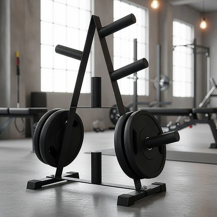 Olympic Weight Plate Storage Rack 250kg Capacity.