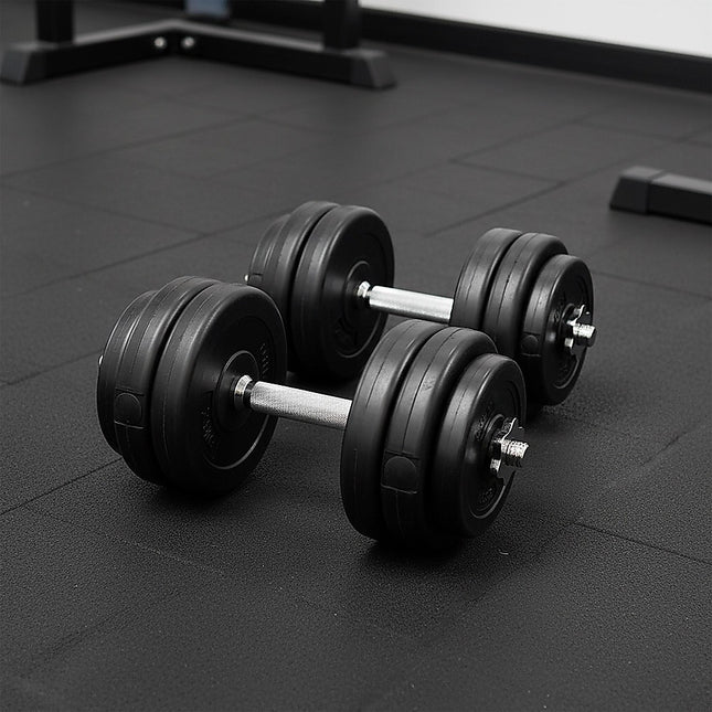30KG Dumbbell Adjustable Weight Set.