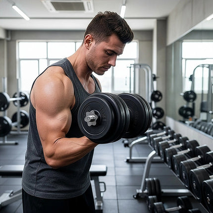 30KG Dumbbell Adjustable Weight Set.