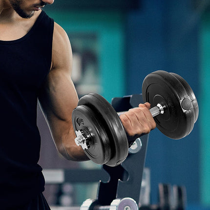 20KG Dumbbell Adjustable Weight Set.