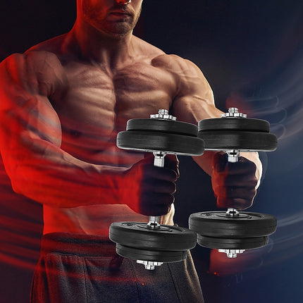 20KG Dumbbell Adjustable Weight Set.