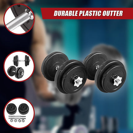 20KG Dumbbell Adjustable Weight Set.