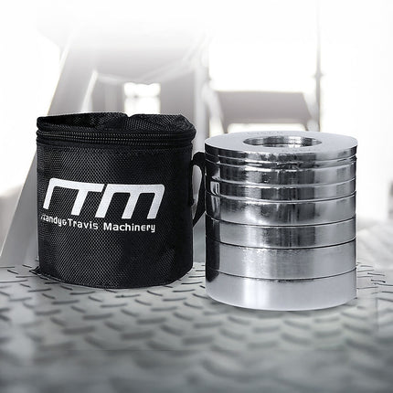 Chrome Metric Fractional Olympic Weight Plates 0.25 to 1kg Set.