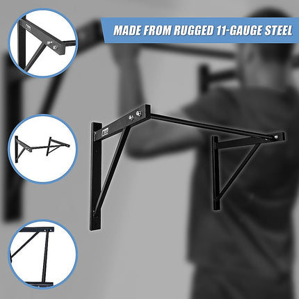 Wall Mounted Pull Up Bar – Heavy Duty Chin Up Station for Home Upper Body Training.