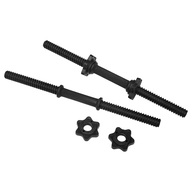 45cm - 1 Pair Dumbbell Bar 25mm Diameter - PVC Coated Dumbell Handle.