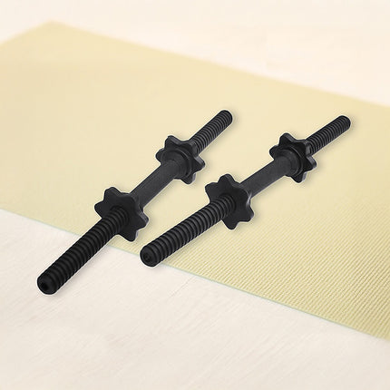 45cm - 1 Pair Dumbbell Bar 25mm Diameter - PVC Coated Dumbell Handle.