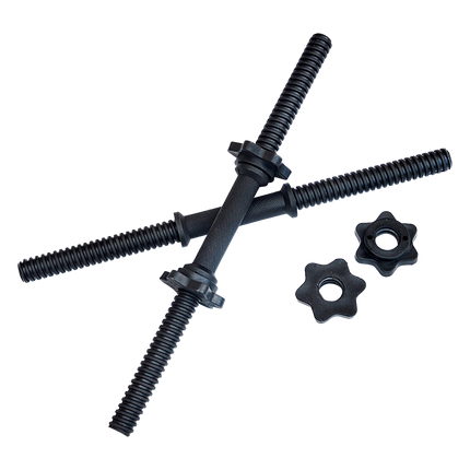 45cm - 1 Pair Dumbbell Bar 25mm Diameter - PVC Coated Dumbell Handle.