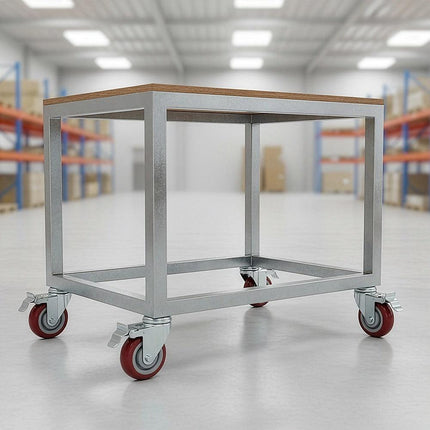 4 x 4" Heavy Duty PU Swivel Castor Wheels With Brake.