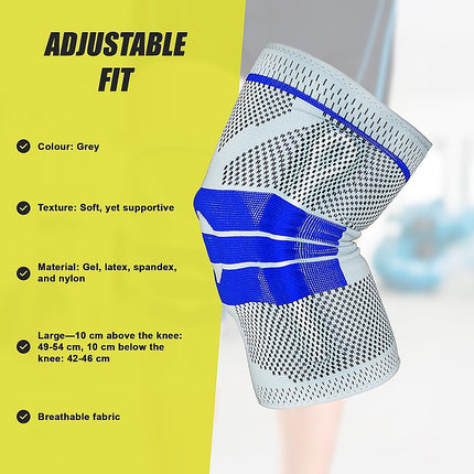 Full Knee Support Brace Knee Protector Large.