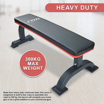 Commercial Flat Weight Lifting Bench.