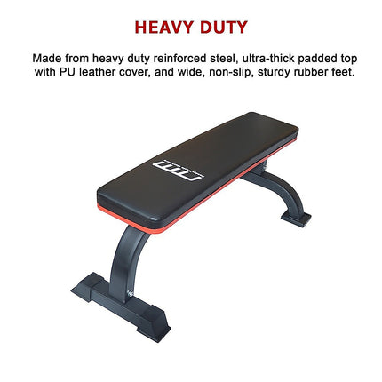 Commercial Flat Weight Lifting Bench.