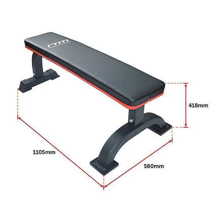 Commercial Flat Weight Lifting Bench.