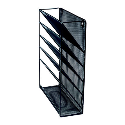 Wall Mount 6 Pocket Hanging File Sorter Organizer Folder Holder Rack Storage.