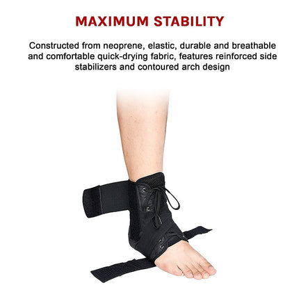 Ankle Brace Stabilizer - Ankle sprain & instability - MEDIUM.