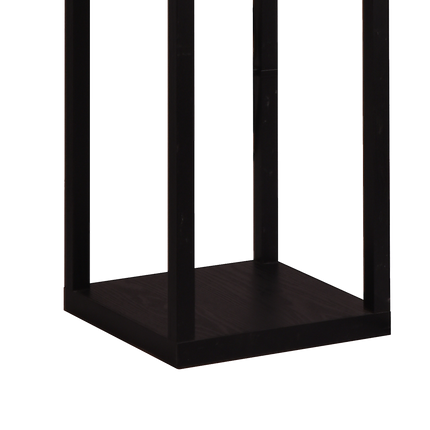 Shelf Floor Lamp - Shade Diffused Light Source with Open-Box Shelves.