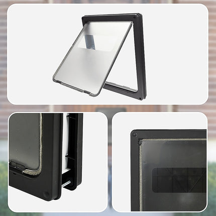 Pet Cat Dog Safe Security Flap Locking Door.