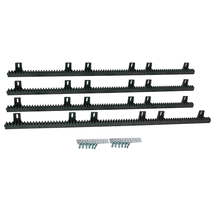 Sliding Gate Hardware Accessories Kit - 4m Gear Rack Track.