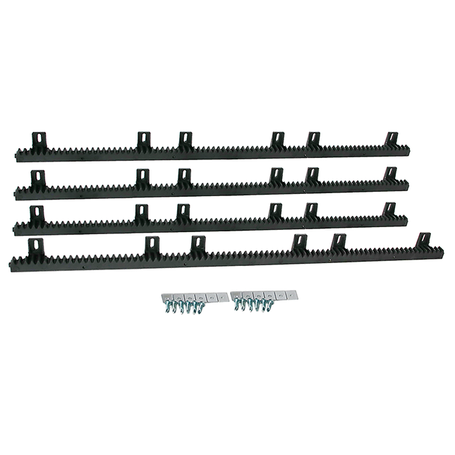 Sliding Gate Hardware Accessories Kit - 4m Gear Rack Track.