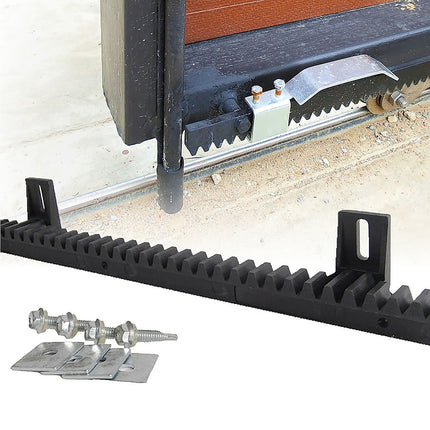 Sliding Gate Hardware Accessories Kit - 4m Gear Rack Track.