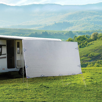 4.3m Caravan Privacy Screen Side Sunscreen Sun Shade for 15' Roll Out Awning.