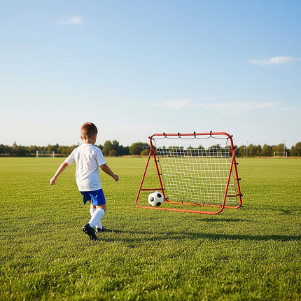 100x100cm Soccer Rebound Net Trainer – Football Rebounder for Practice & Training.