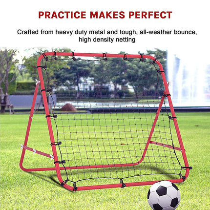 100x100cm Soccer Rebound Net Trainer – Football Rebounder for Practice & Training.