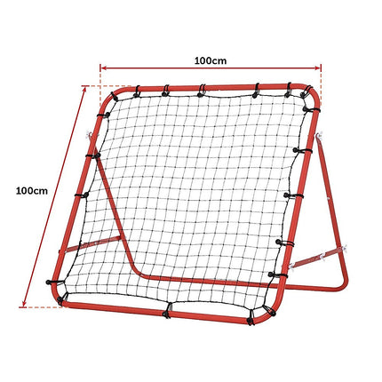 100x100cm Soccer Rebound Net Trainer – Football Rebounder for Practice & Training.