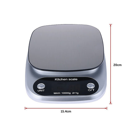 Digital Kitchen Scale LCD Electronic Postal Food Weight Scales 10kg/1g.