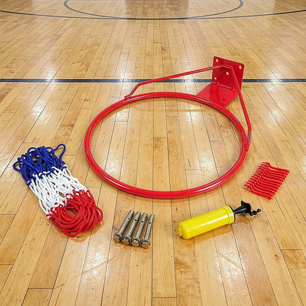 Pro Size Wall Mounted Basketball Hoop Ring Goal Net Rim Dunk Shooting Outdoor.