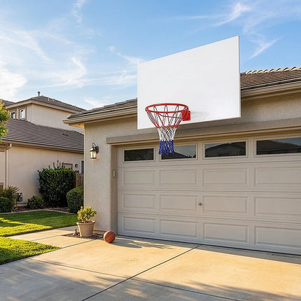 Pro Size Wall Mounted Basketball Hoop Ring Goal Net Rim Dunk Shooting Outdoor.