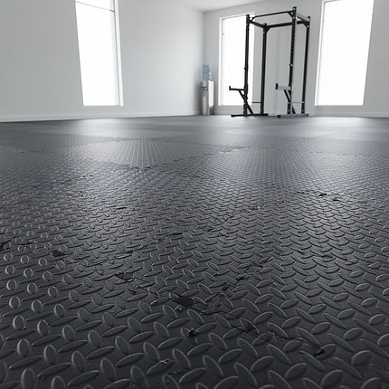 12 Tiles EVA Rubber Foam Gym Mat 60x60cm – 2.5cm Thick Fitness Flooring Set.