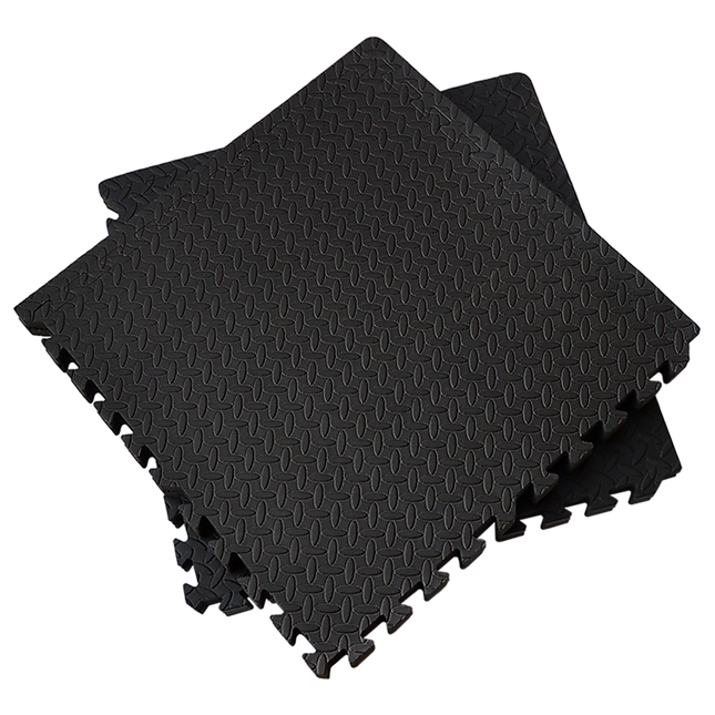 12 Tiles EVA Rubber Foam Gym Mat 60x60cm – 2.5cm Thick Fitness Flooring Set.