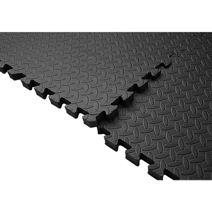 12 Tiles EVA Rubber Foam Gym Mat 60x60cm – 2.5cm Thick Fitness Flooring Set.