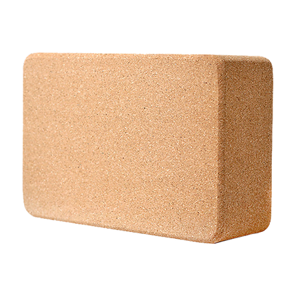 2 x Cork Yoga Block Organic Yoga Prop Accessory Exercise Brick.